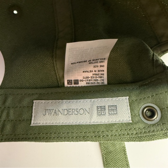 NWT JW ANDERSON x Uniqlo Olive Green Cap Hat Creative director Dior - Picture 5 of 5